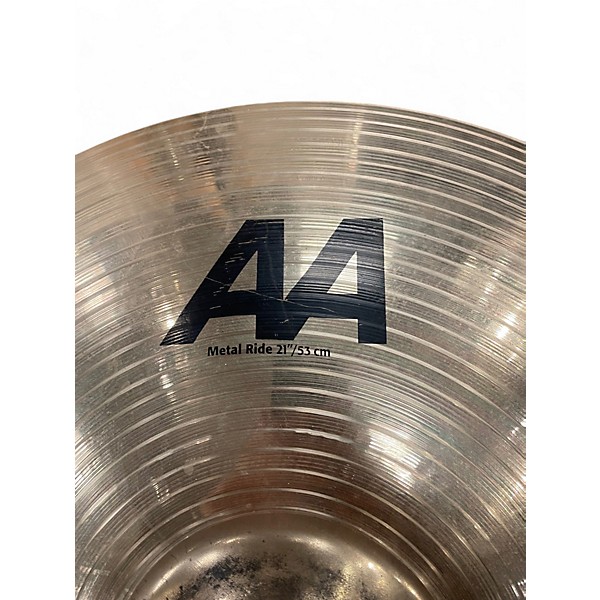 Used SABIAN 21in AA METAL RIDE Cymbal