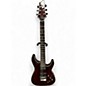 Used Schecter Guitar Research Hellraiser C1 Floyd Rose Sustaniac Trans Red Solid Body Electric Guitar thumbnail