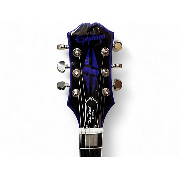 Used Epiphone Les Paul Custom Widow Purple Solid Body Electric Guitar