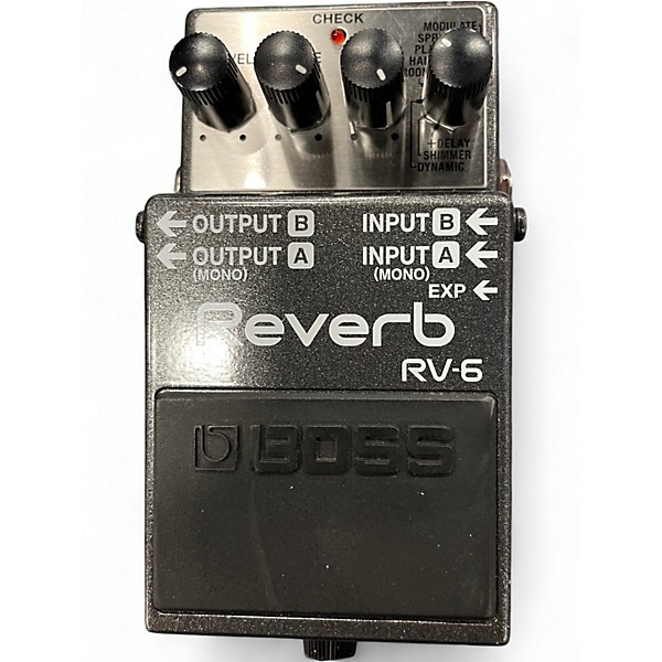 Used BOSS RV6 Digital Reverb Effect Pedal