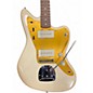 Used 2018 Squier J Mascis Jazzmaster Vintage White Solid Body Electric Guitar