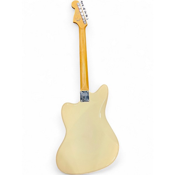 Used 2018 Squier J Mascis Jazzmaster Vintage White Solid Body Electric Guitar