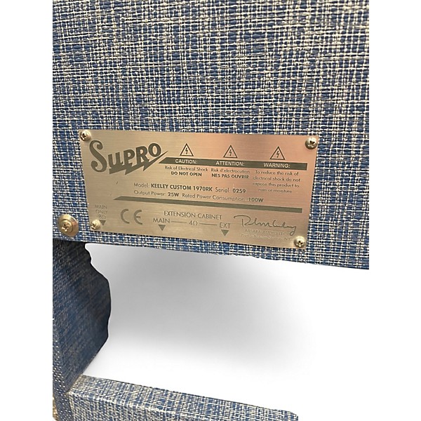 Used Supro Keeley Custom 10 25W 1x10 Tube Guitar Combo Amp