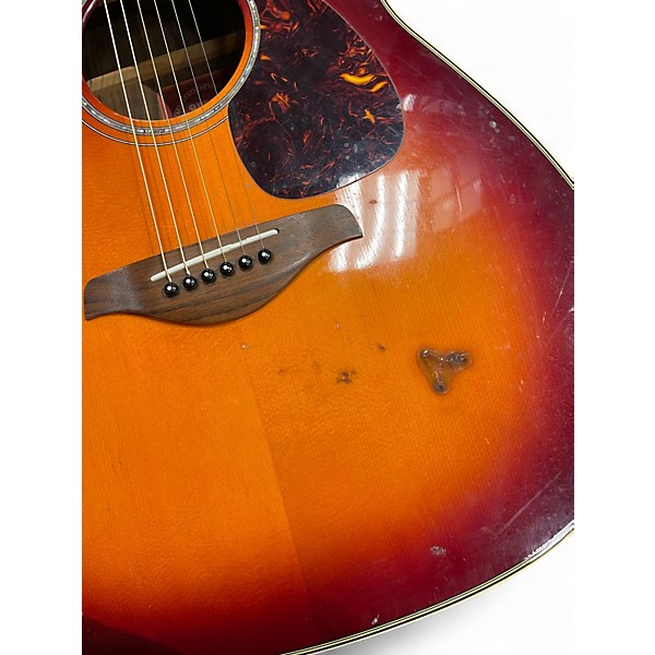 Used Yamaha FG735S 2 Color Sunburst Acoustic Guitar