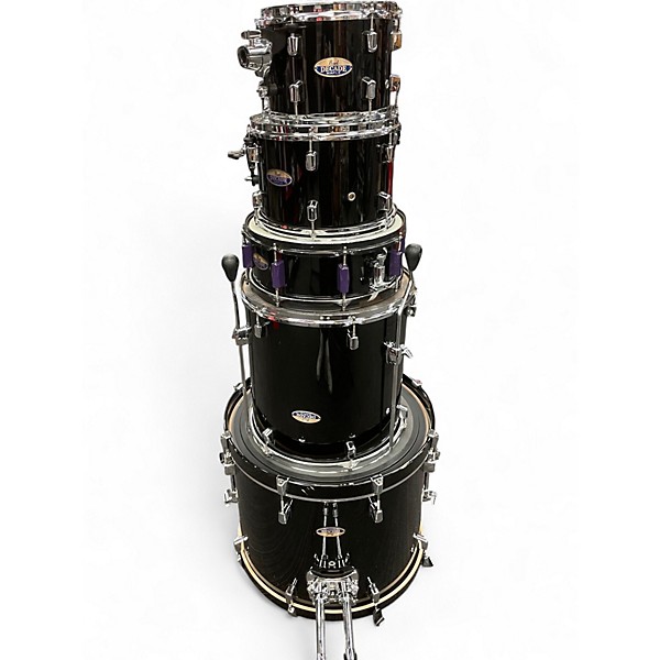 Used Pearl 5 Piece Decade Black Drum Kit