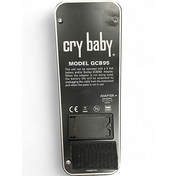 Used Dunlop Cry Baby Wah Effect Pedal