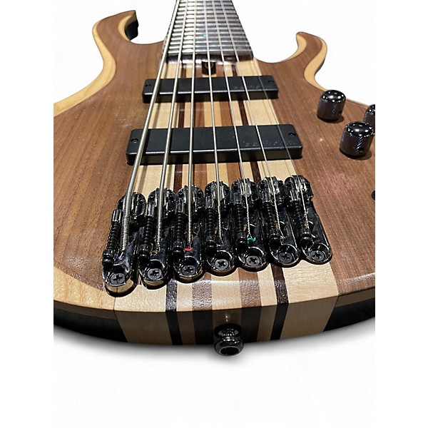 Used Ibanez btb747 natural low gloss Electric Bass Guitar
