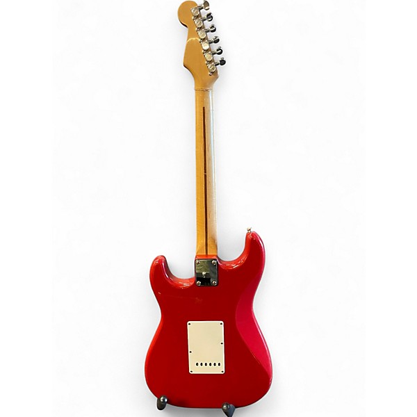 Used 1980s Squier MIJ STRATOCASTER RED Solid Body Electric Guitar