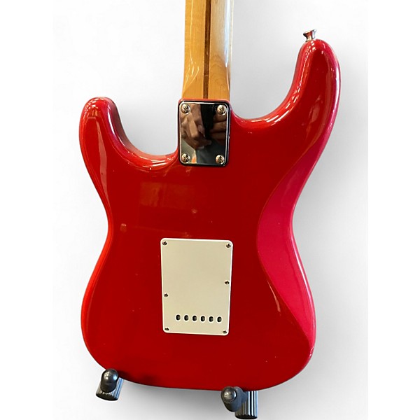 Used 1980s Squier MIJ STRATOCASTER RED Solid Body Electric Guitar