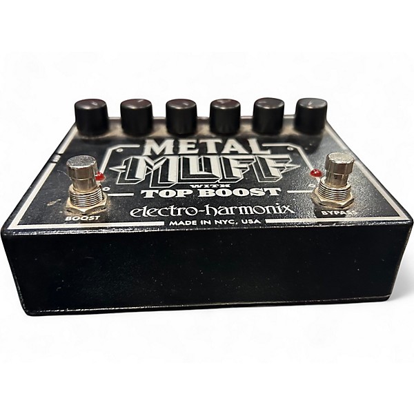 Used Electro-Harmonix Metal Muff Distortion With Top Boost Effect Pedal