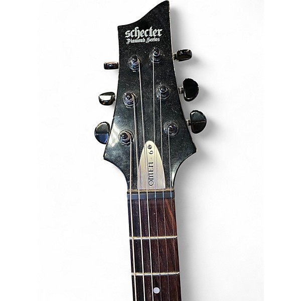 Used Schecter Guitar Research Omen 6 White Solid Body Electric Guitar