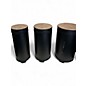 Used Remo Remo Versa Tubano Drum Nested Pack Black Matte Hand Drum