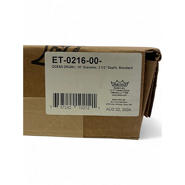 Used Remo  Remo Ocean Drum Clear 12, 16, 22 Hand Drum