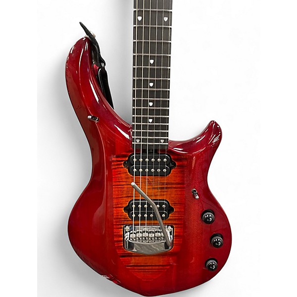 Used 2019 Ernie Ball Music Man John Petrucci Majesty 6 RED SUNRISE Solid Body Electric Guitar