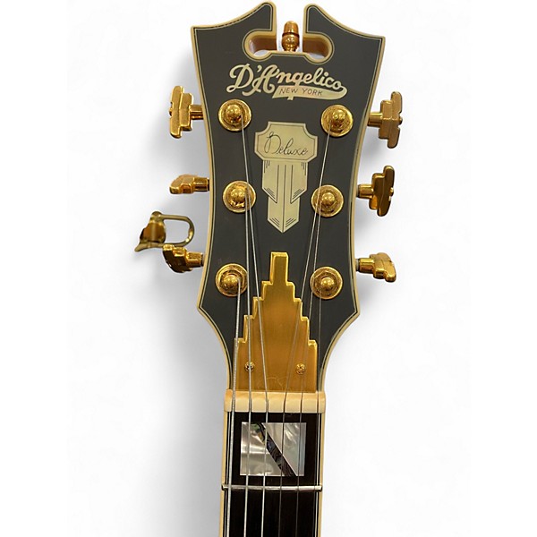 Used D'Angelico DELUXE BEDFORD SHLE LTD 4/50 MATTE WALNUT Hollow Body Electric Guitar