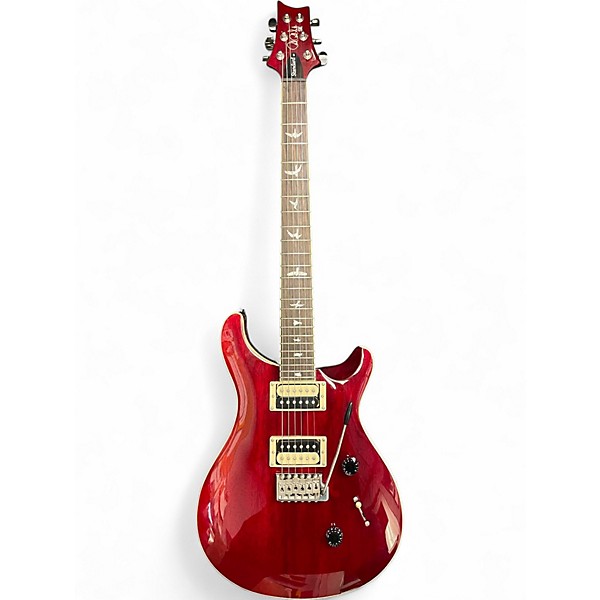 Used PRS SE Standard 24 Trans Red Solid Body Electric Guitar