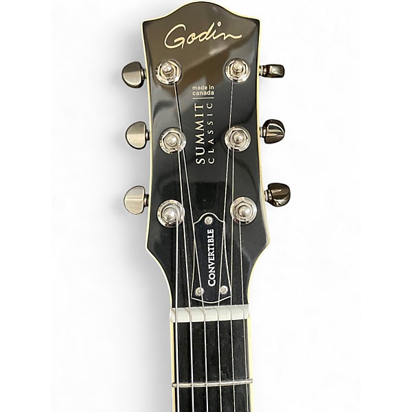 Used Godin Summit Classic Convertible GOLDTOP Solid Body Electric Guitar