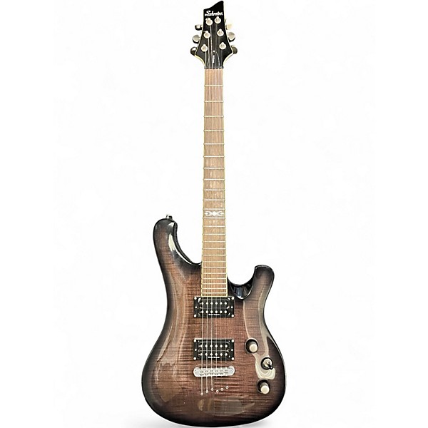 Used Schecter Guitar Research 006 Elite grey burst Solid Body Electric Guitar