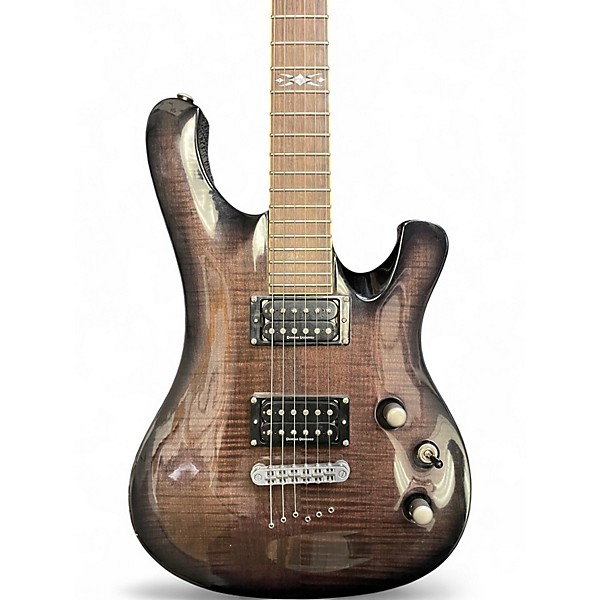 Used Schecter Guitar Research 006 Elite grey burst Solid Body Electric Guitar