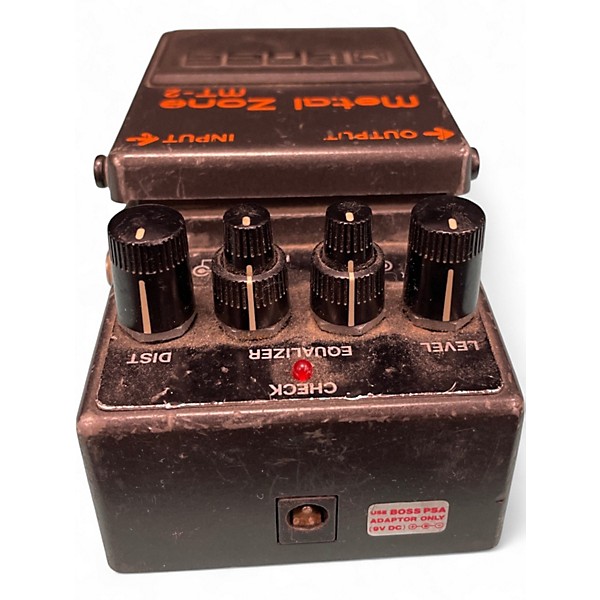Used BOSS MT2 Metal Zone Distortion Effect Pedal