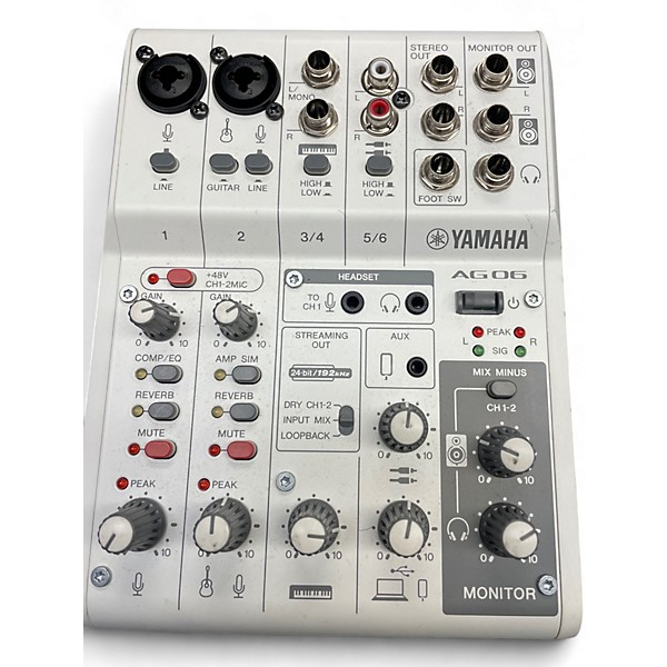 Used Yamaha AG06 Audio Interface