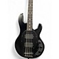 Used 2016 Ernie Ball Music Man Stingray HH 4 String Stealth Black Electric Bass Guitar