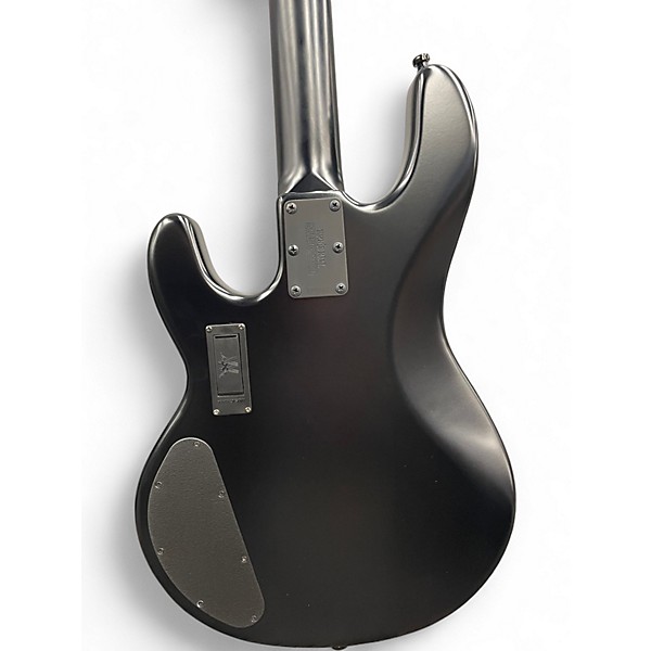 Used 2016 Ernie Ball Music Man Stingray HH 4 String Stealth Black Electric Bass Guitar