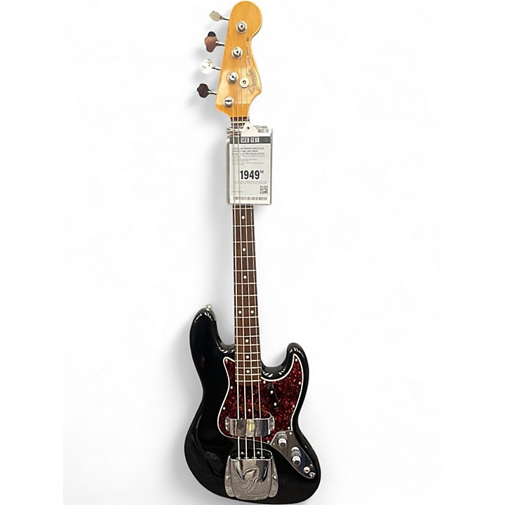 Used 1999 Fender American Vintage 1962 Jazz Bass Black Electric