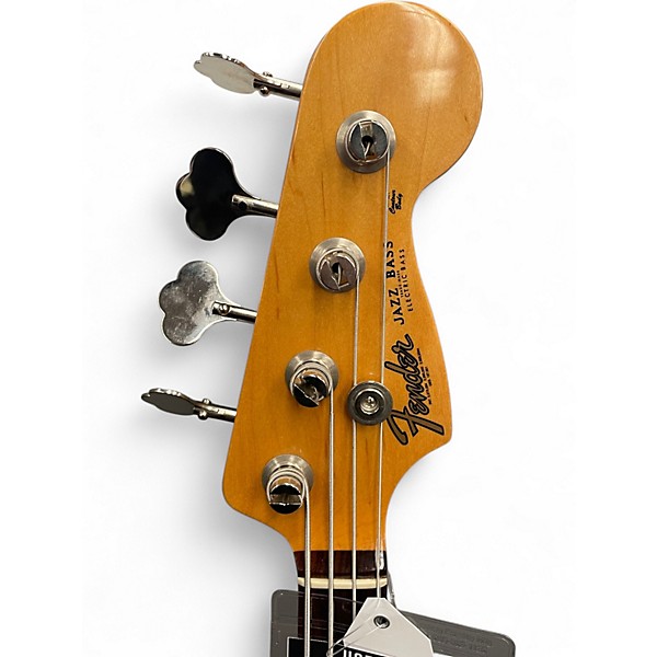 Used 1999 Fender American Vintage 1962 Jazz Bass Black Electric Bass Guitar