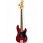Used 2013 Fender ROADWORN NATE MENDEL PRECISION BASS Candy Apple Red Metallic Electric Bass Guitar thumbnail