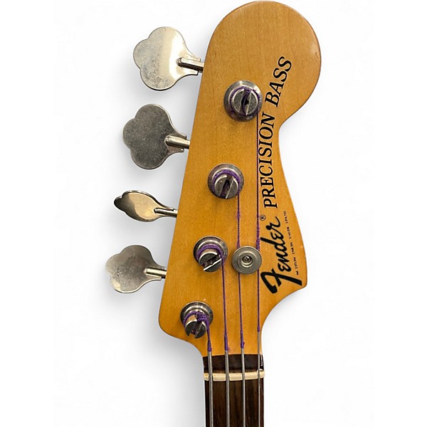 Used 2013 Fender ROADWORN NATE MENDEL PRECISION BASS Candy Apple Red Metallic Electric Bass Guitar