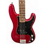 Used 2013 Fender ROADWORN NATE MENDEL PRECISION BASS Candy Apple Red Metallic Electric Bass Guitar