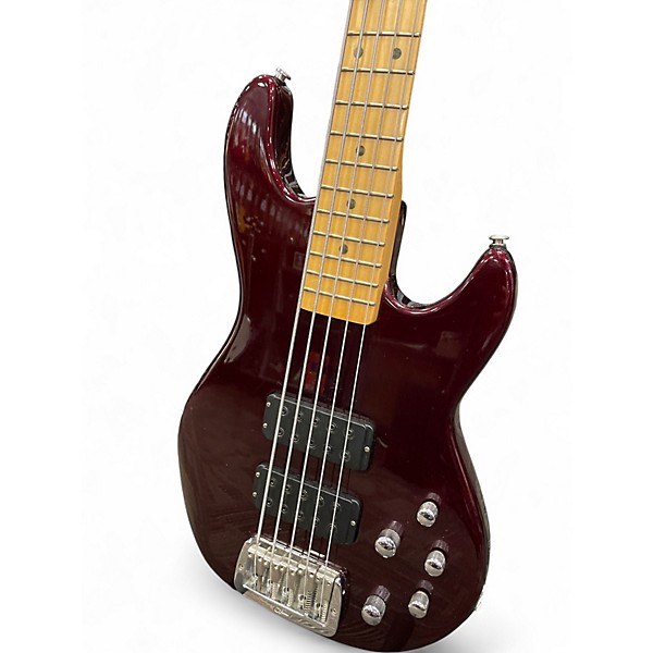 Used G&L M2500 RUBY RED Electric Bass Guitar