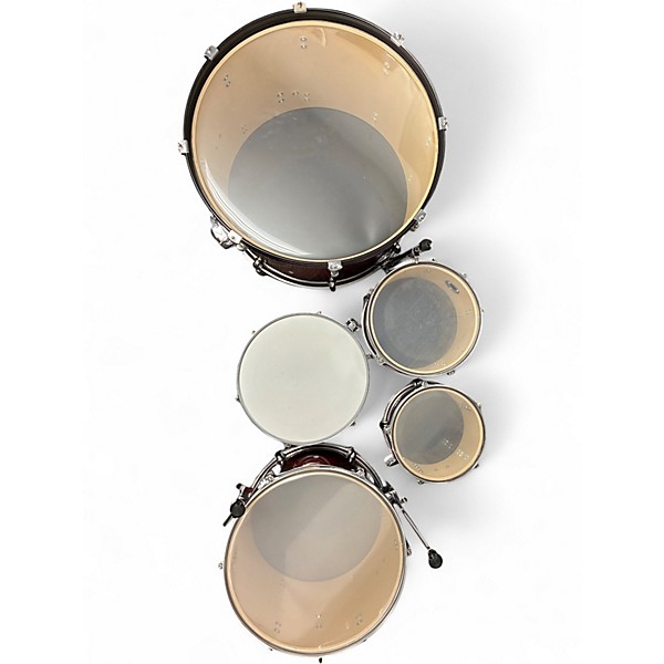 Used PDP by DW 5 Piece encore Chrome Red Drum Kit