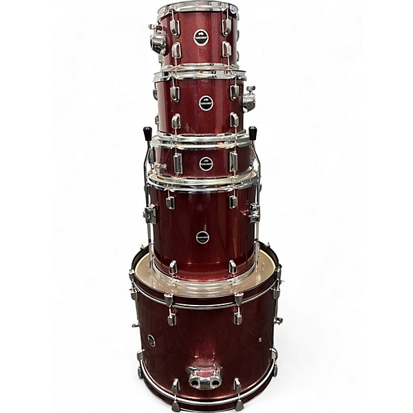 Used PDP by DW 5 Piece encore Chrome Red Drum Kit