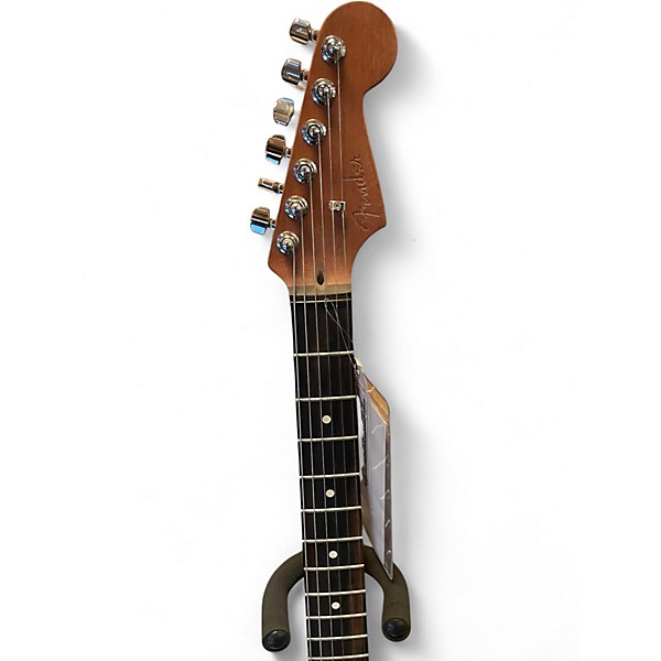 Used 2021 Fender acoustasonic jazzmaster Sunburst Acoustic Electric Guitar