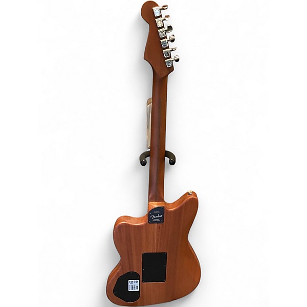 Used 2021 Fender acoustasonic jazzmaster Sunburst Acoustic Electric Guitar