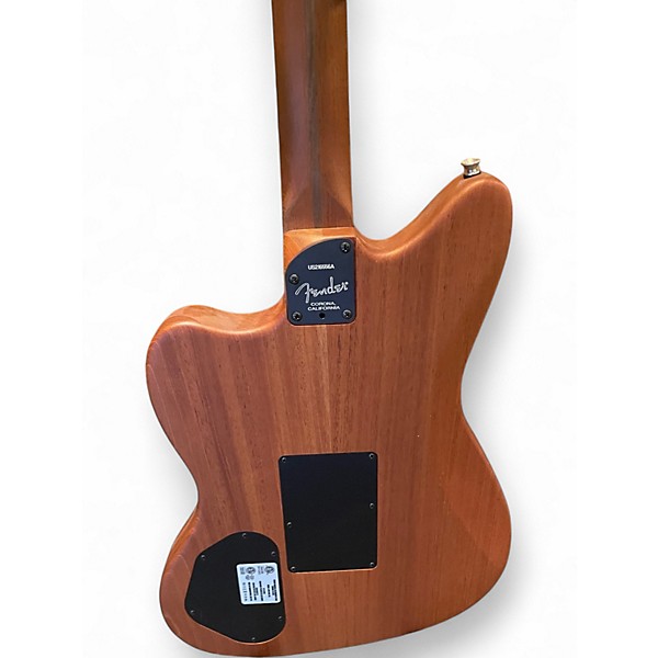 Used 2021 Fender acoustasonic jazzmaster Sunburst Acoustic Electric Guitar