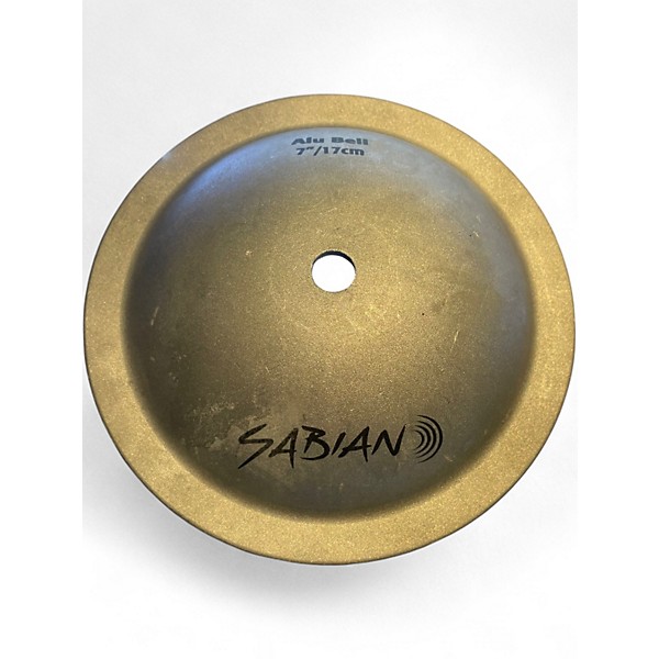 Used SABIAN 7in Aluminum Bell Cymbal