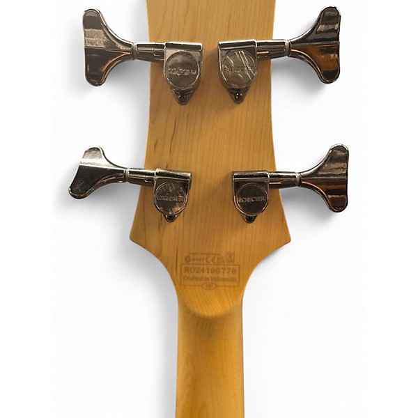 Used Schecter Guitar Research Omen Extreme 4 String Crimson Red Burst Electric Bass Guitar