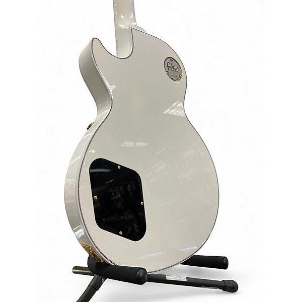 Used Gibson Custom Les Paul Custom Alpine White Solid Body Electric Guitar