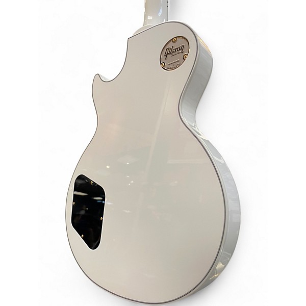 Used Gibson Custom Les Paul Custom Alpine White Solid Body Electric Guitar