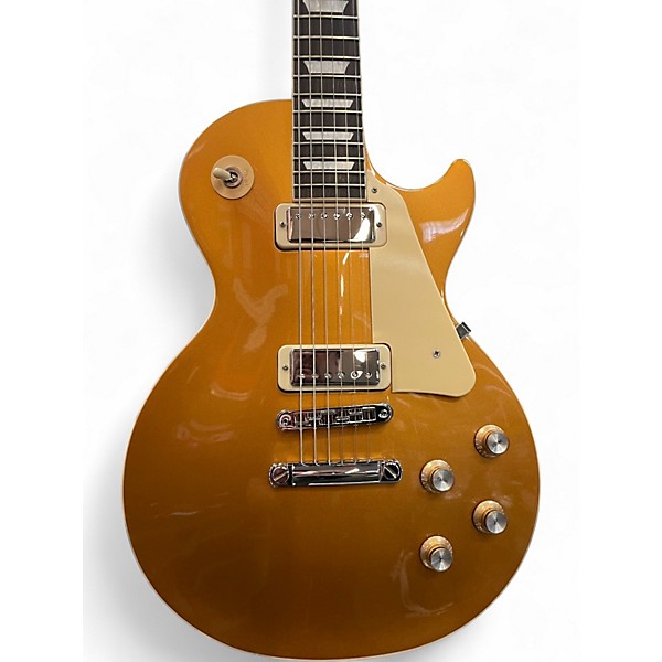 Used Gibson Les Paul Deluxe 70s Goldtop Solid Body Electric Guitar
