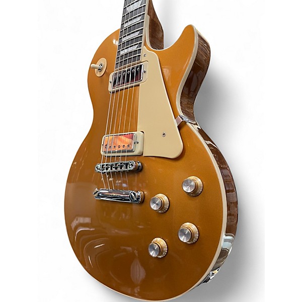 Used Gibson Les Paul Deluxe 70s Goldtop Solid Body Electric Guitar