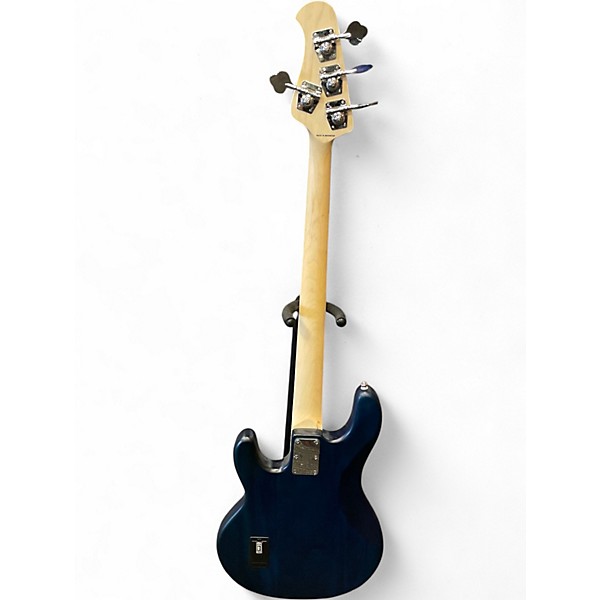 Used Sterling by Music Man Ray4 Blue Sapphire Electric Bass Guitar