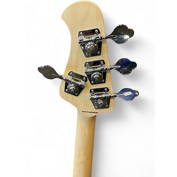 Used Sterling by Music Man Ray4 Blue Sapphire Electric Bass Guitar