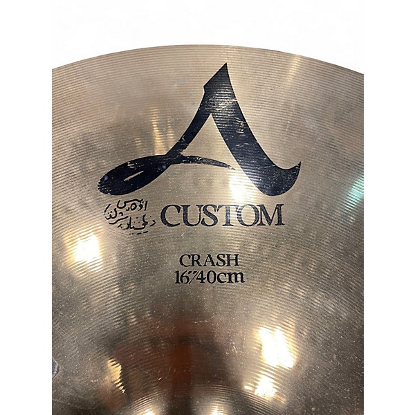 Used 2021 Zildjian 16in A Custom Crash Cymbal