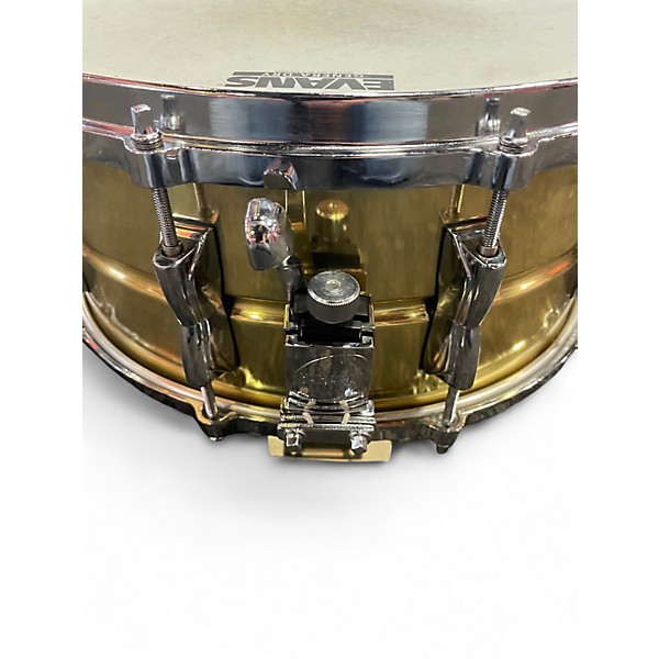 Used 2024 Yamaha 6.5X14 Absolute Snare Brass Drum