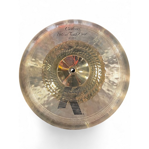 Used 2025 Zildjian 15in K Custom Hybrid Crash Cymbal