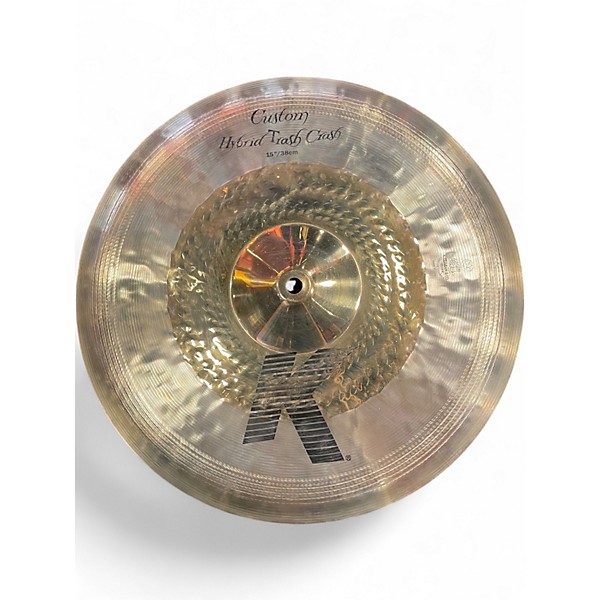 Used 2025 Zildjian 15in K Custom Hybrid Crash Cymbal